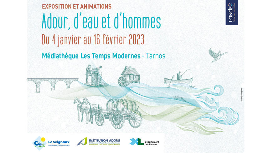 EXPOSITION ADOUR D'EAU ET D'HOMMES - du 4 janvier au 16 février - Tarnos